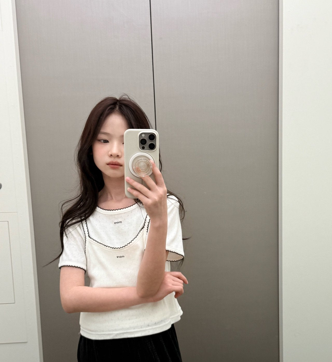 ［comma］More layered tee