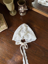 ［marron］Hellen lace bonnet