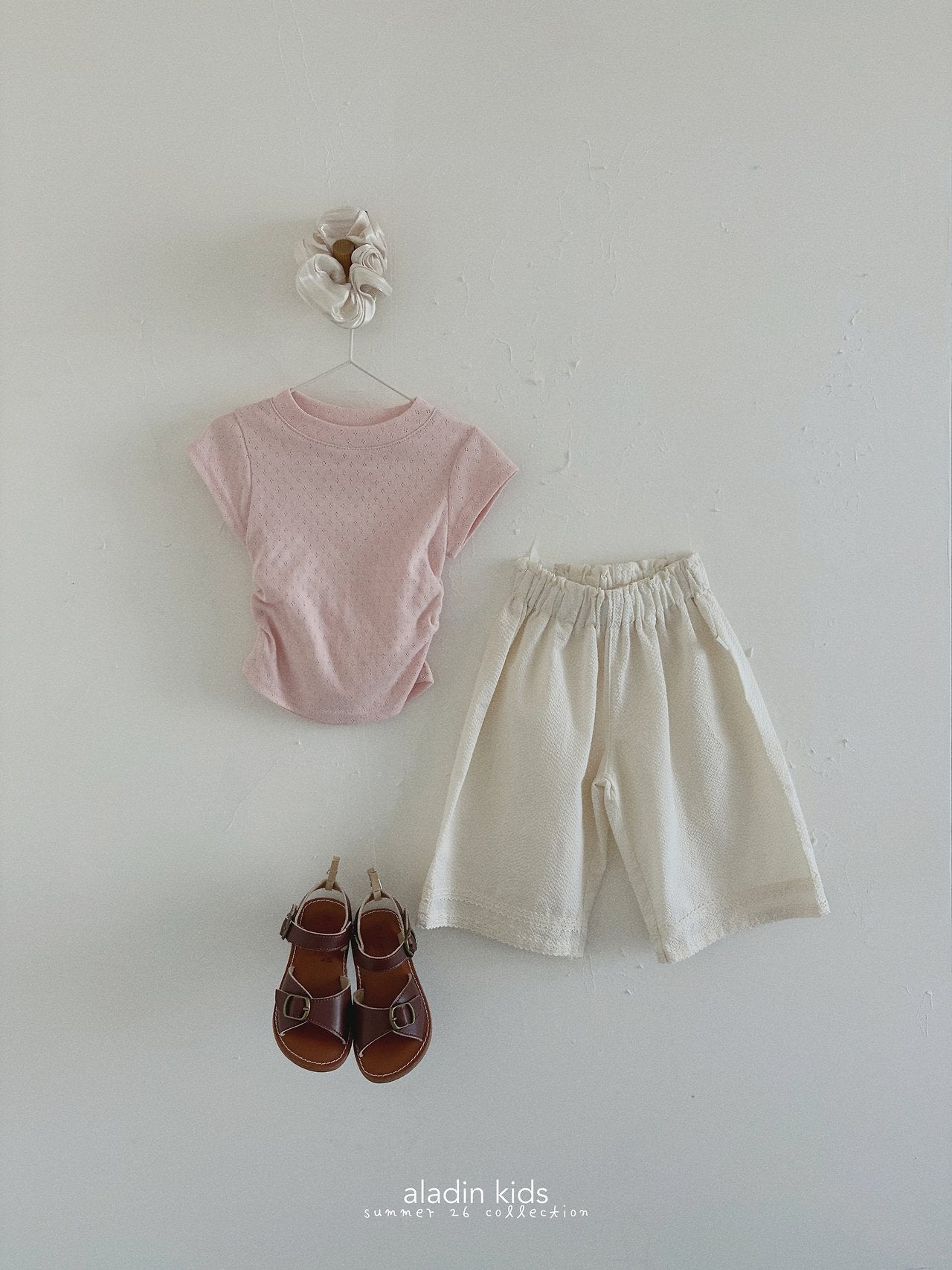 ［aladin］Eyelet shirring tops