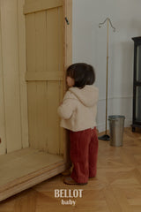 ［BELLOT］Curly alpaca cardigan (baby)