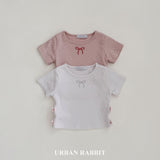 ［URBAN RABBIT］Double ribbon tee
