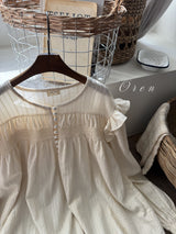 ［OREN］Miel smock blouse (mom)