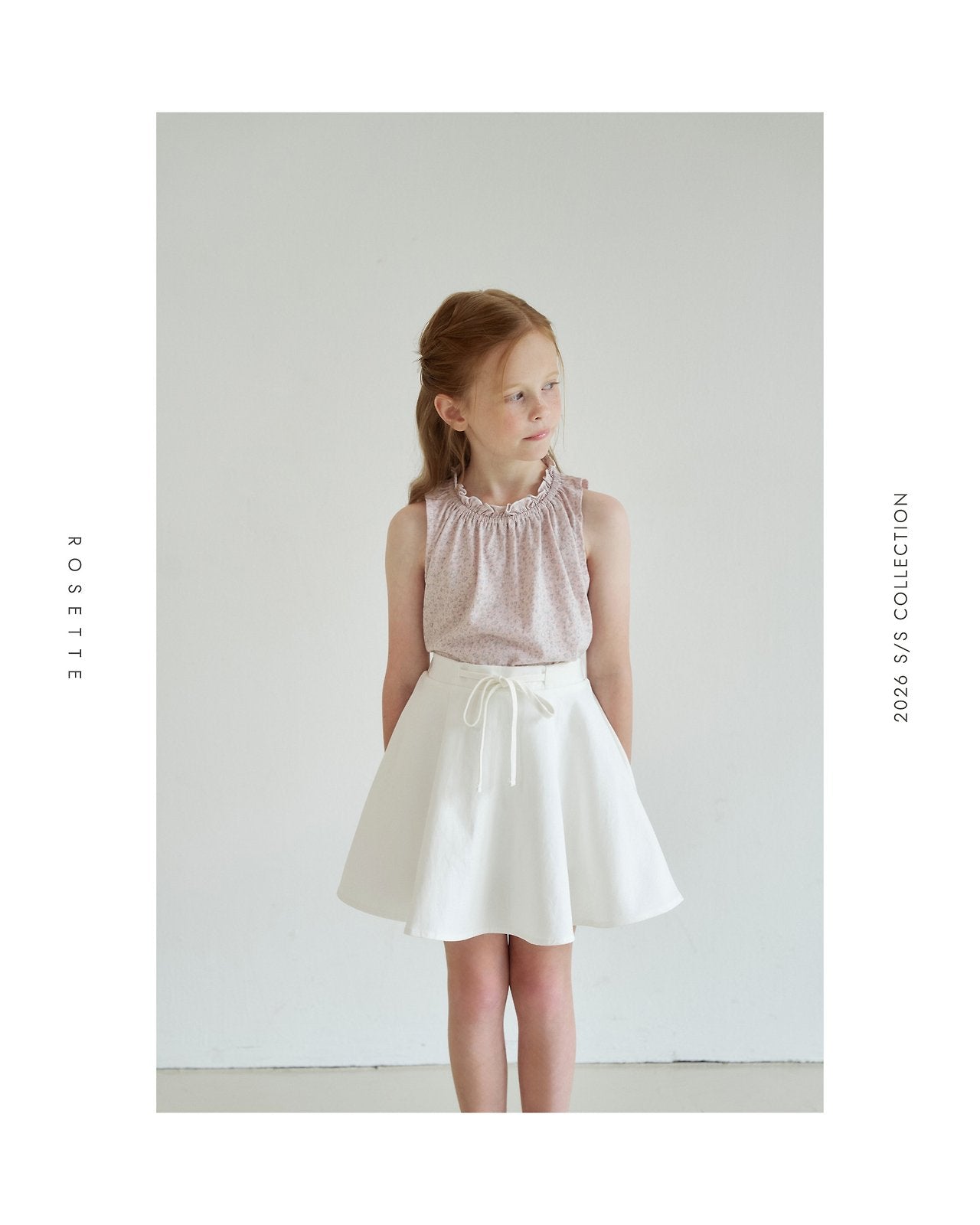 ［ROSETTE］Arbel frill sleeveless tops