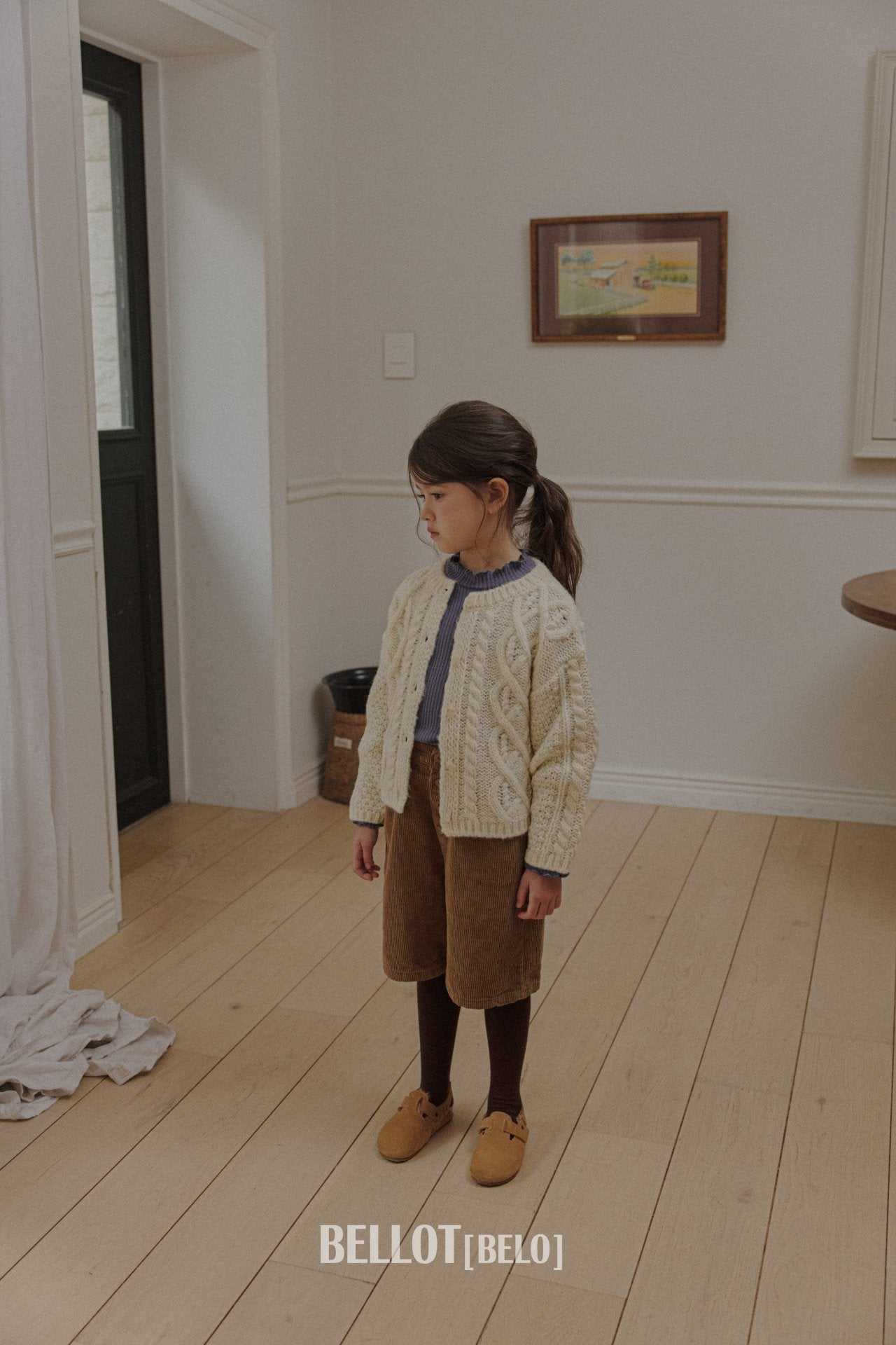 ［BELLOT］Alpha wool cardigan (kids)