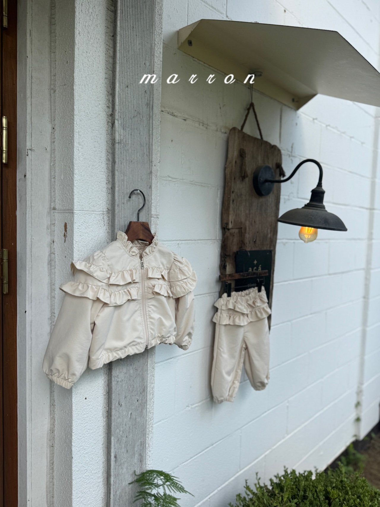 ［marron］Frill jacket