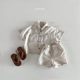 ［Bonito］Two pocket linen set