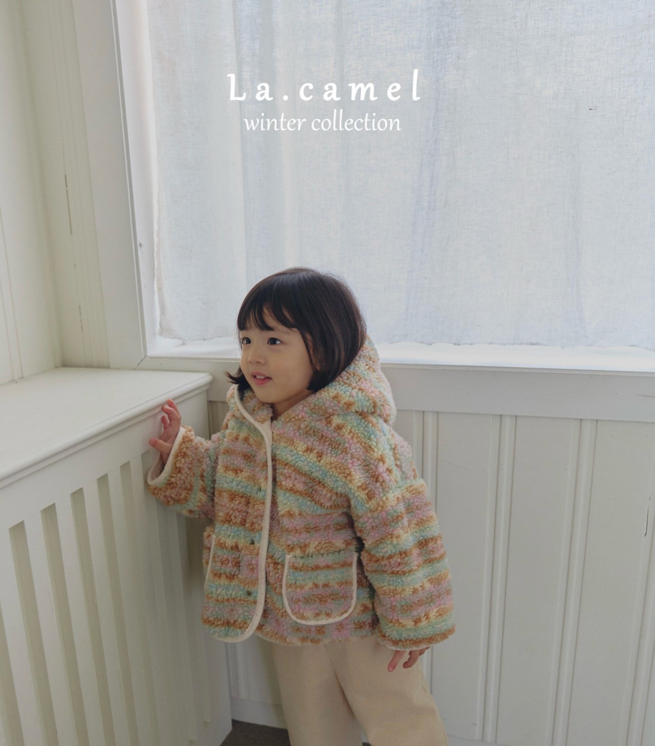 ［La.camel］Candy reversible padding jacket