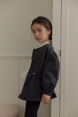 ［Melikey］Momo frill burberry jacket