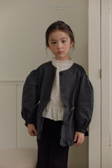 ［Melikey］Momo frill burberry jacket