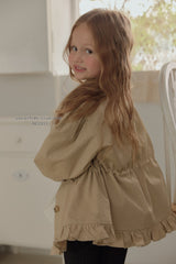 ［Melikey］Momo frill burberry jacket