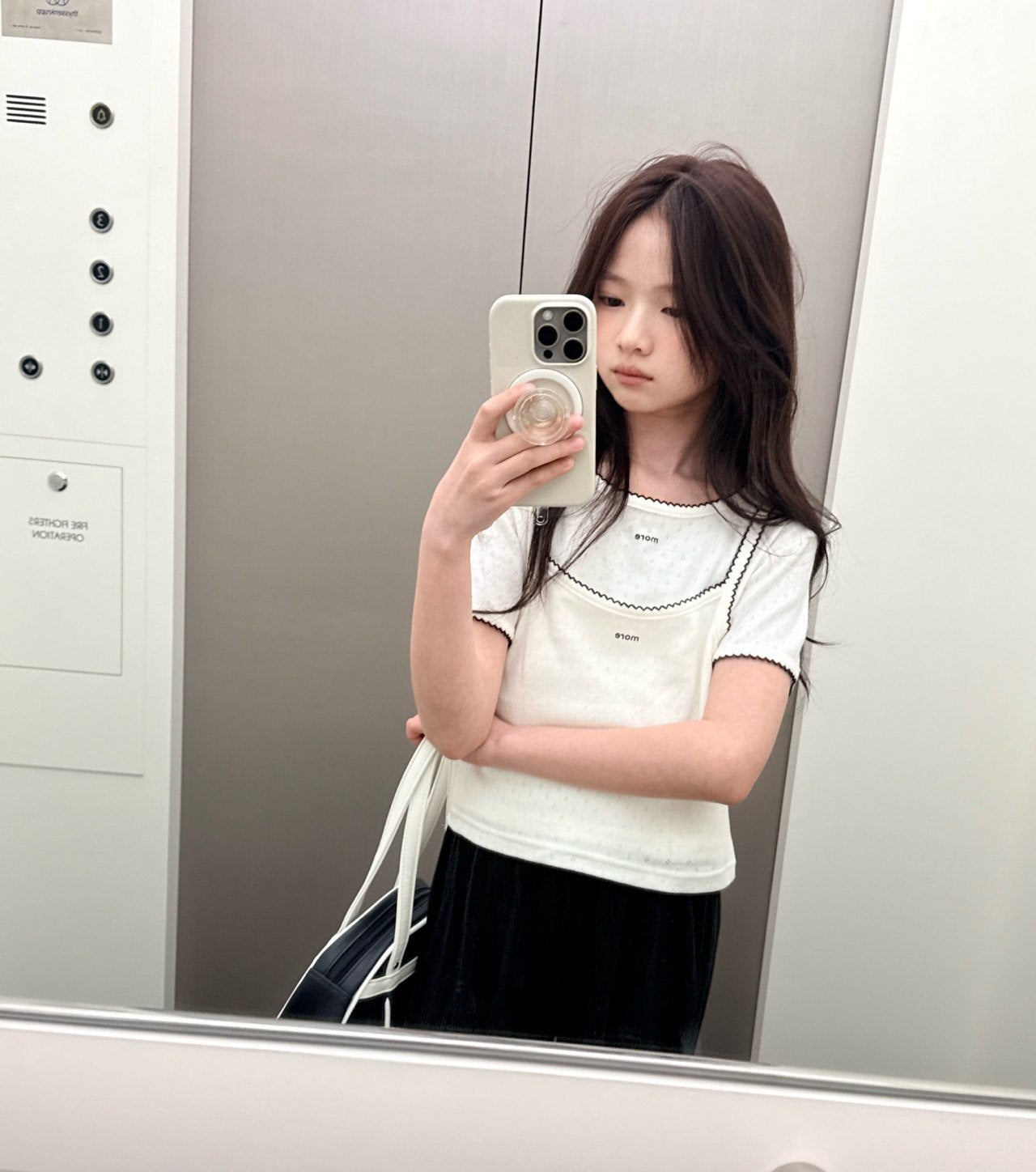 ［comma］More layered tee