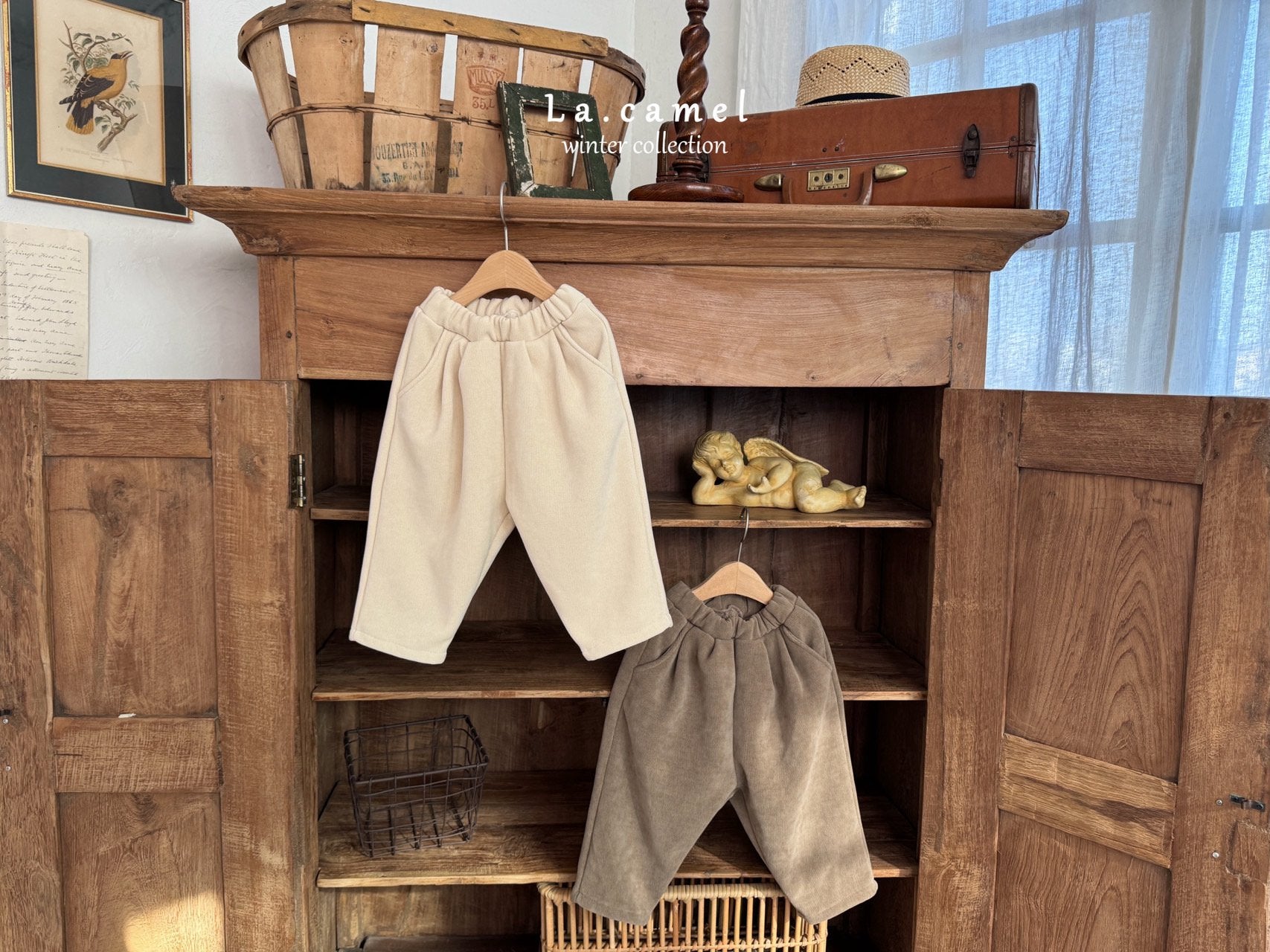 ［La.camel］Daily warm pants