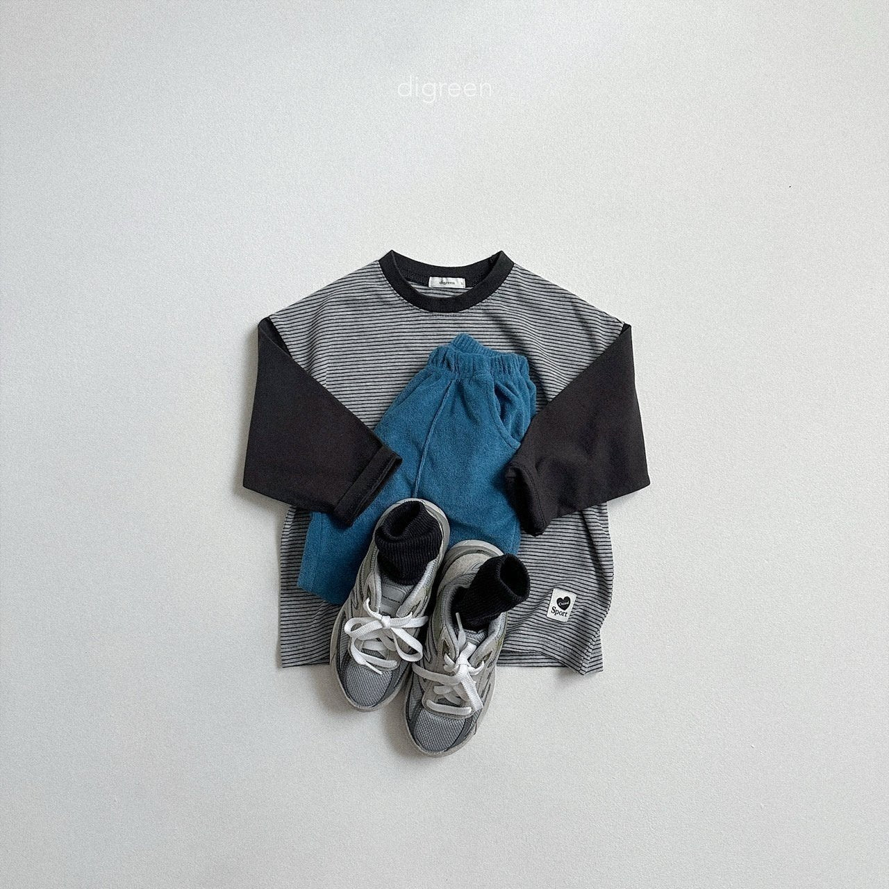 ［digreen］Terry jogger pants