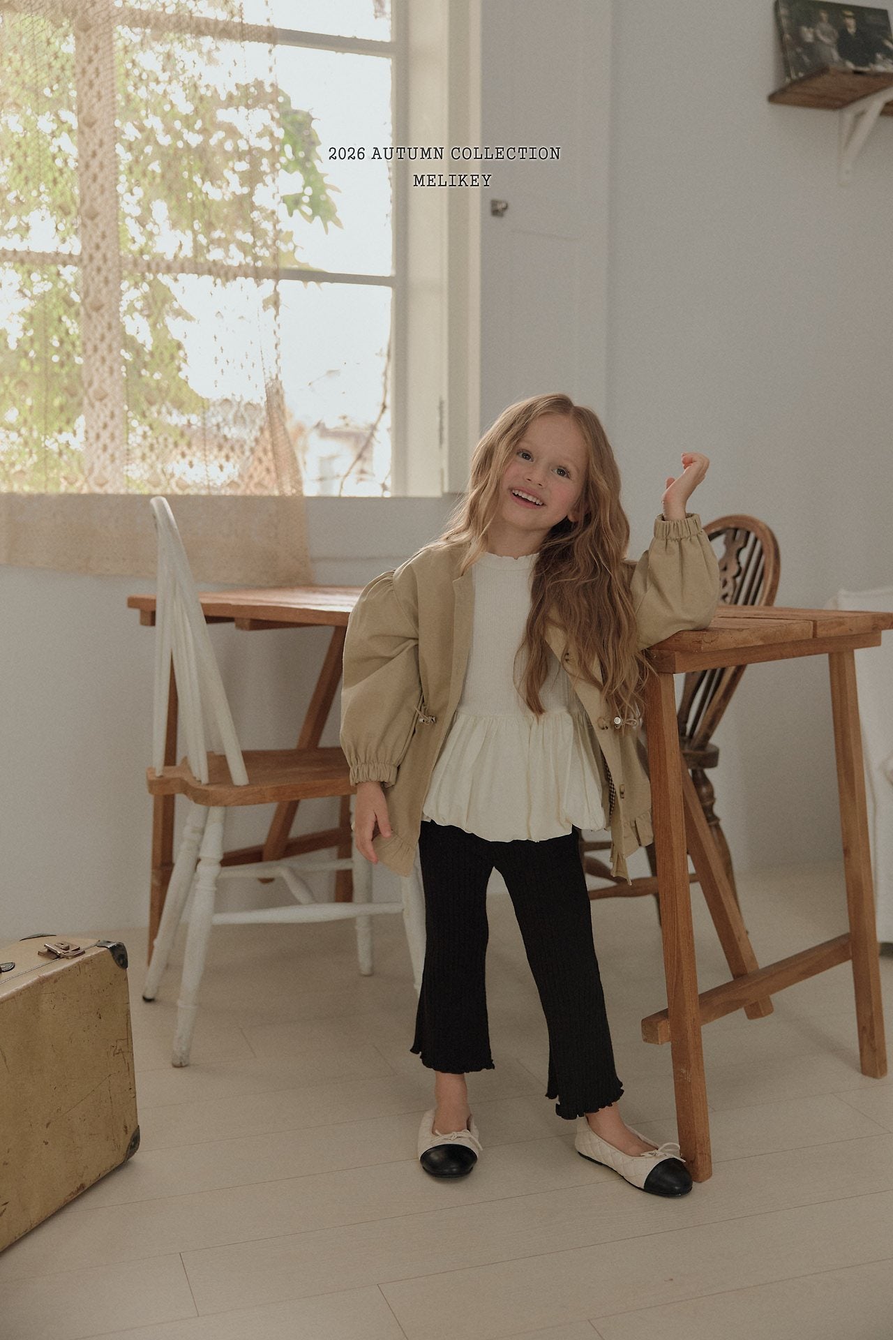 ［Melikey］Momo frill burberry jacket