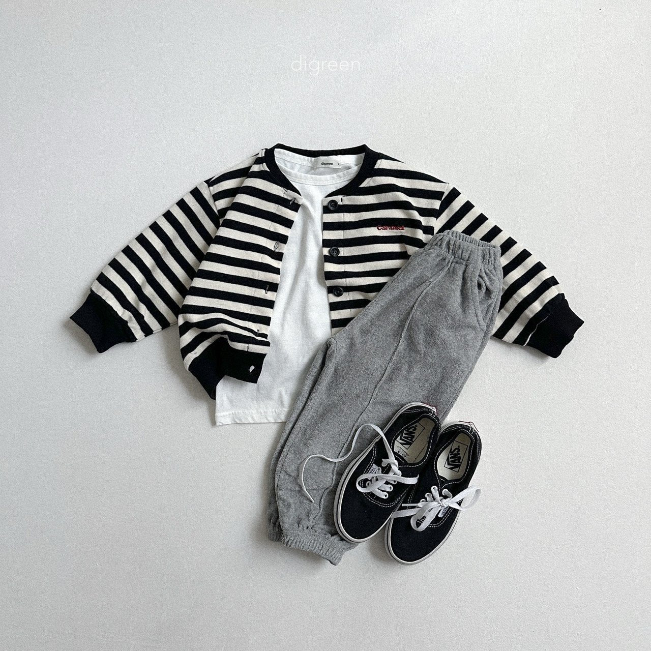 ［digreen］Terry jogger pants