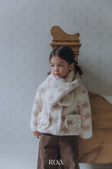 ［ROA］Flower boa jacket