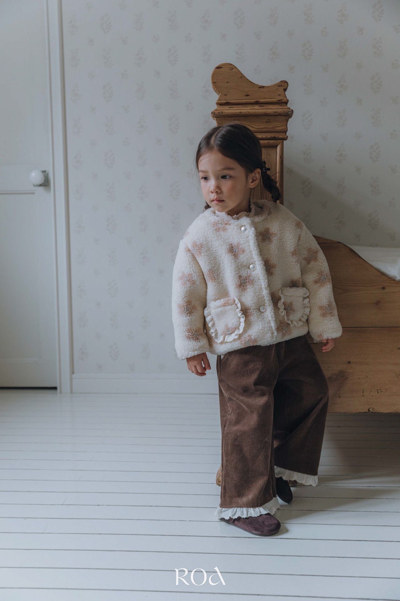 ［ROA］Flower boa jacket