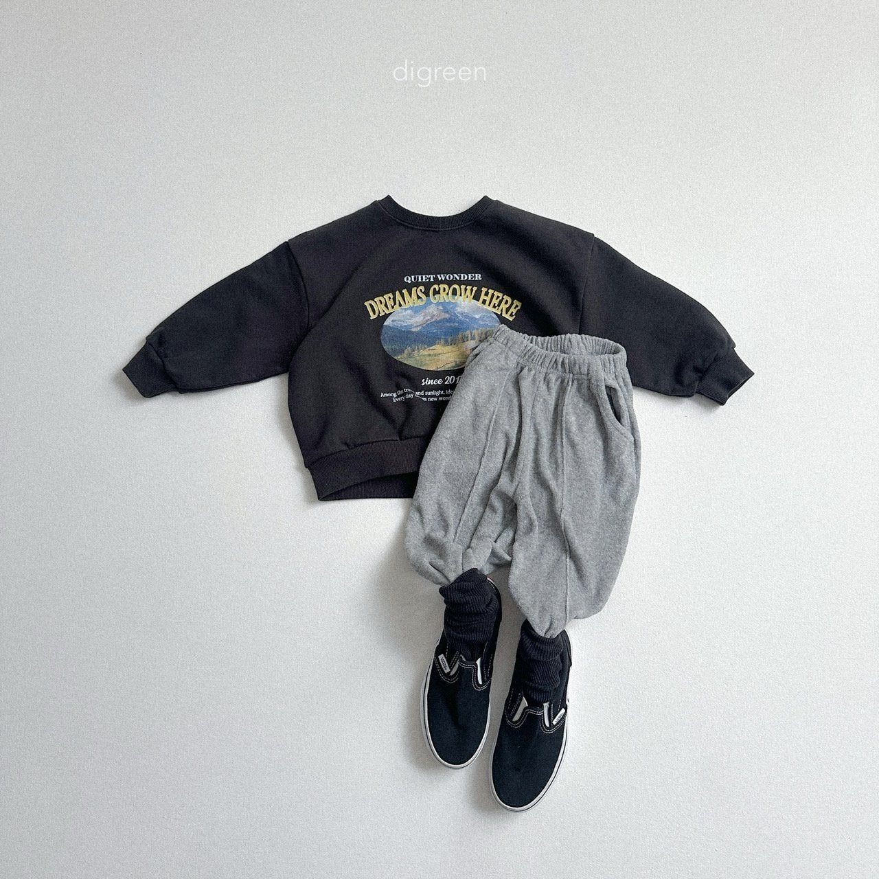 ［digreen］Terry jogger pants
