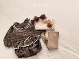［valubebe］Petit check frill bloomer (baby)