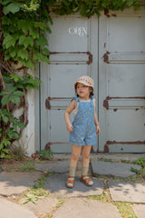 ［OREN］Camellia short overalls