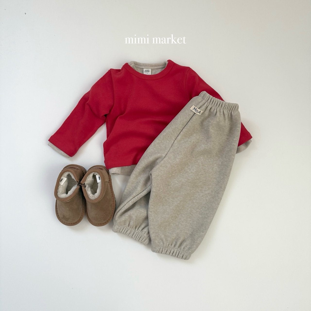 [mimi market] Peach daily  tee