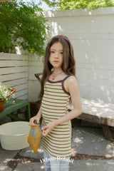 ［Urban Rabbit］Bubble stripe one-piece