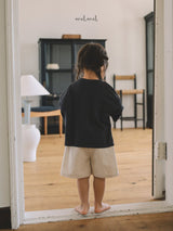［MELMEL］Linen half pants