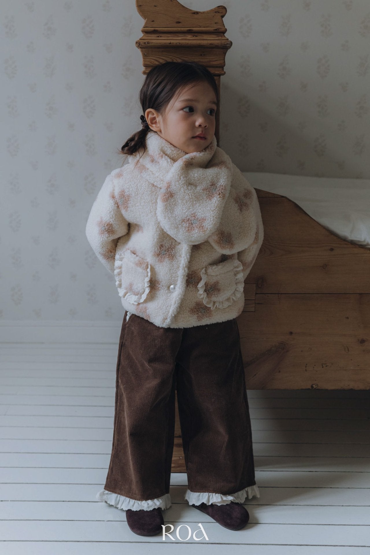 ［ROA］Flower boa muffler