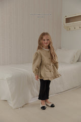 ［Melikey］Momo frill burberry jacket