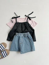 ［atomeme］Denim short pants