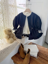 ［Melikey］Momo frill burberry jacket