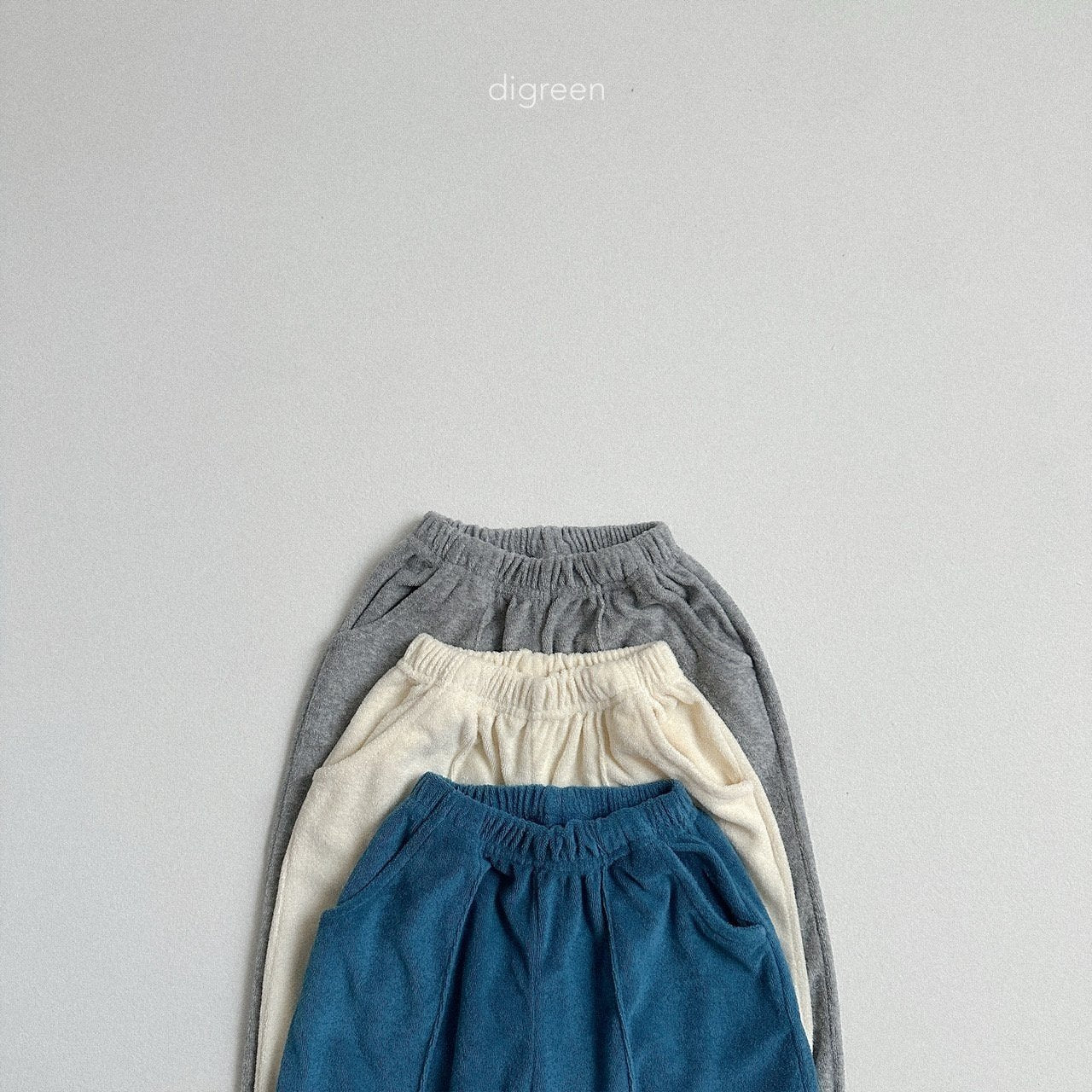 ［digreen］Terry jogger pants