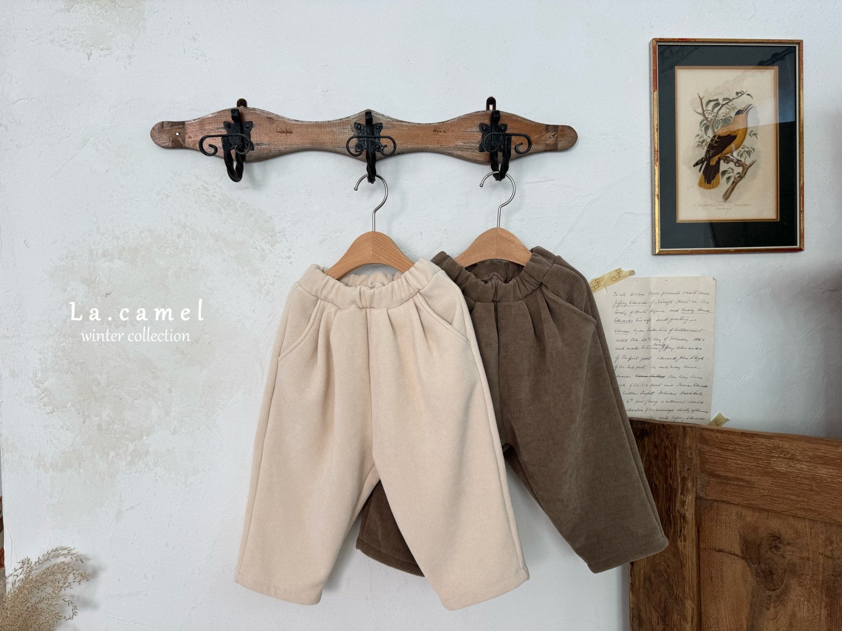 ［La.camel］Daily warm pants