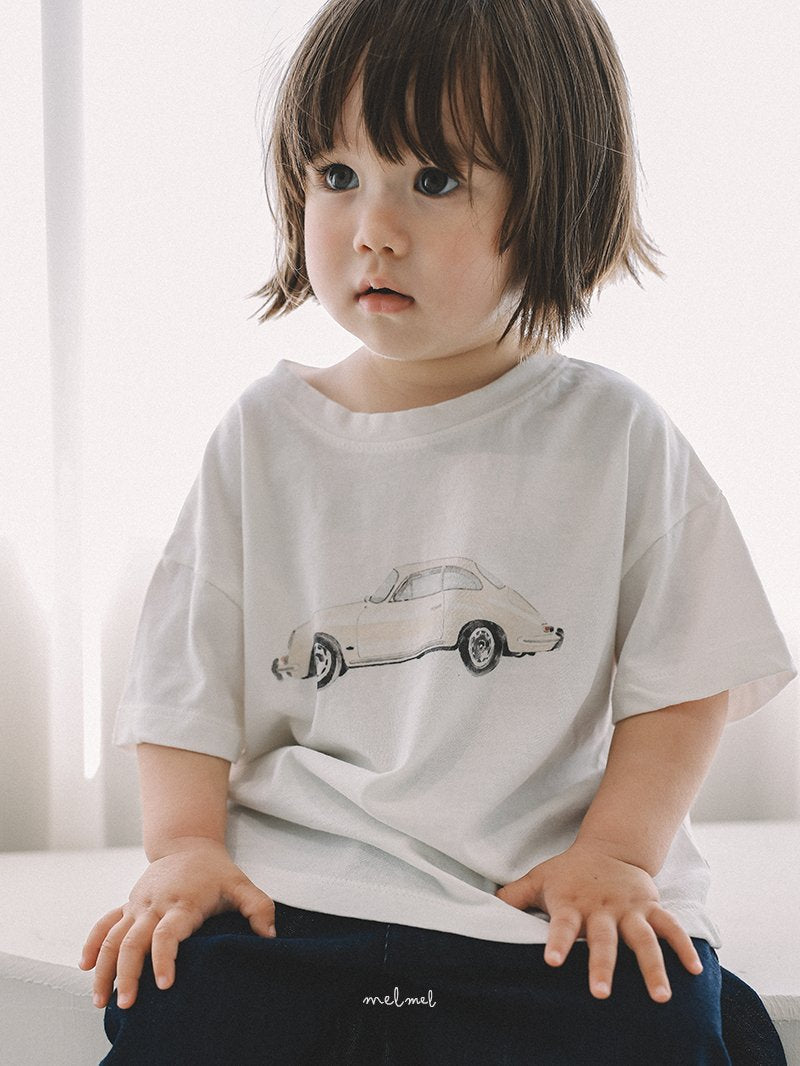 ［melmel］Old car half tee