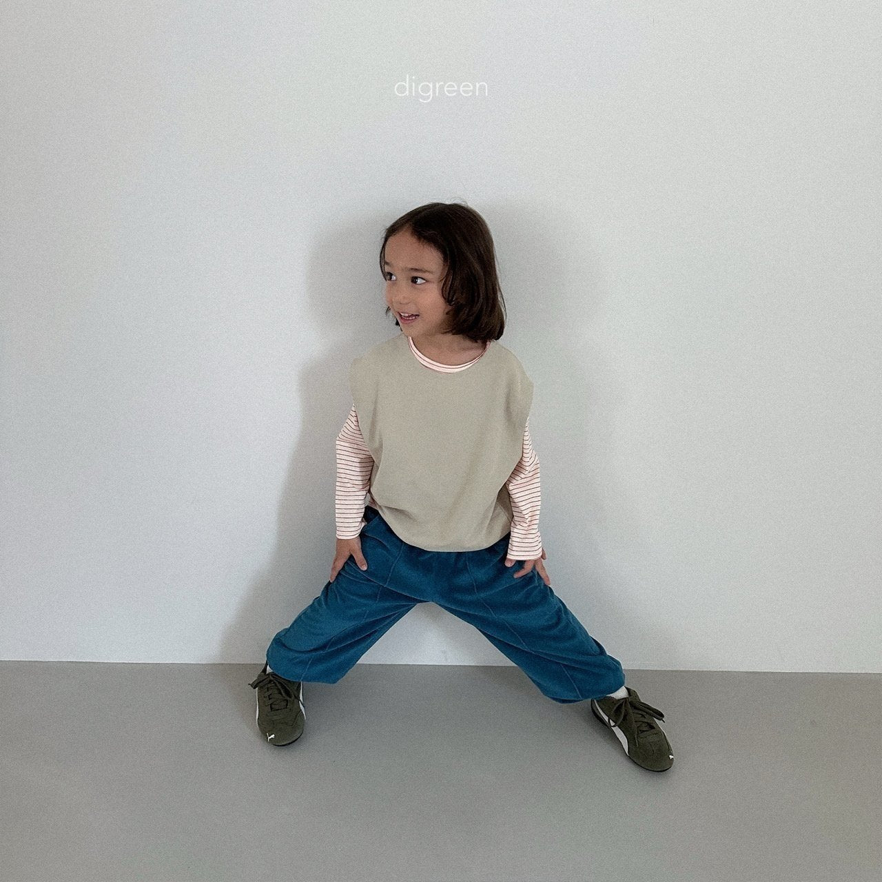［digreen］Terry jogger pants