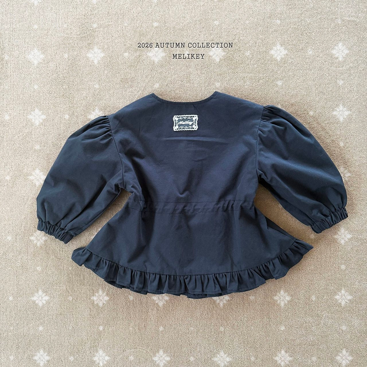 ［Melikey］Momo frill burberry jacket