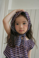 ［COYCOYA］Dorothy stripe scarf