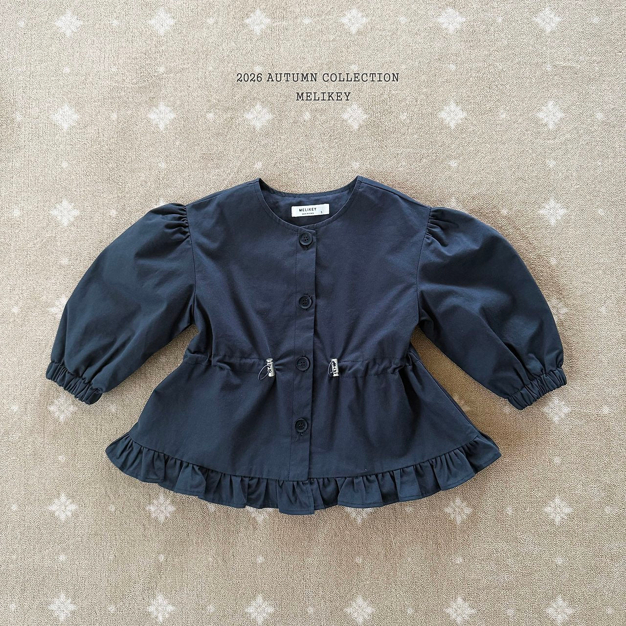 ［Melikey］Momo frill burberry jacket
