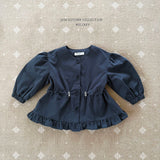 ［Melikey］Momo frill burberry jacket
