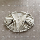 ［Melikey］Momo frill burberry jacket