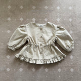 ［Melikey］Momo frill burberry jacket