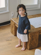 ［MELMEL］Linen half pants