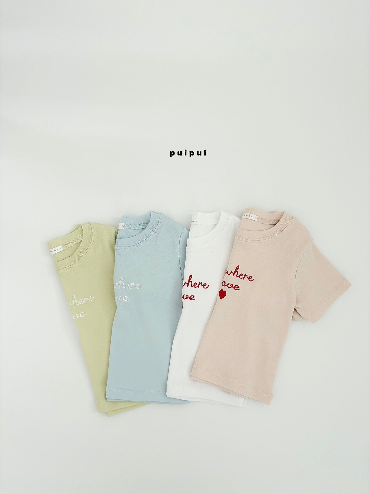 ［puipui］Somewhere love tee