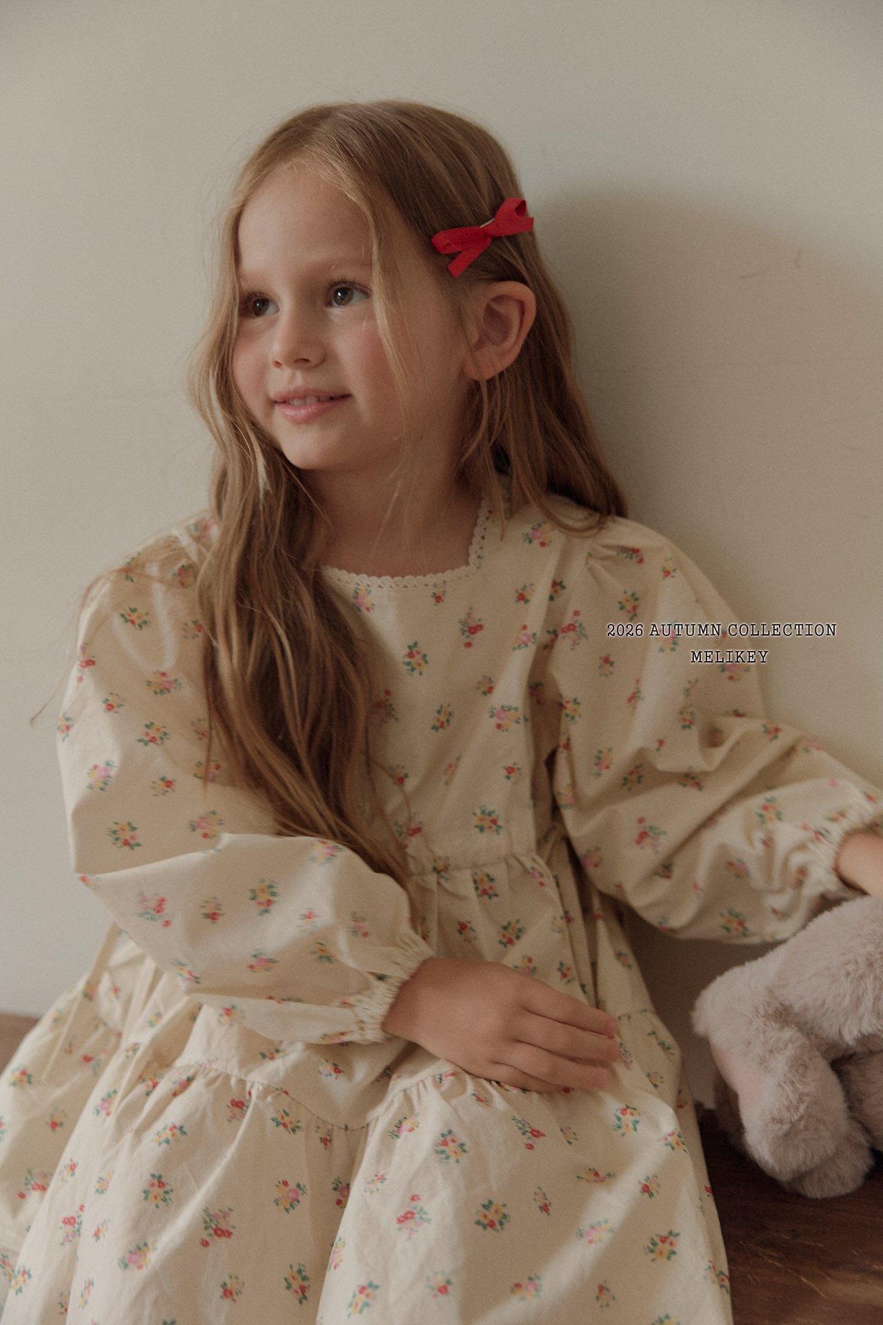 ［Melikey］Vintage flower one-piece