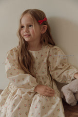 ［Melikey］Vintage flower one-piece