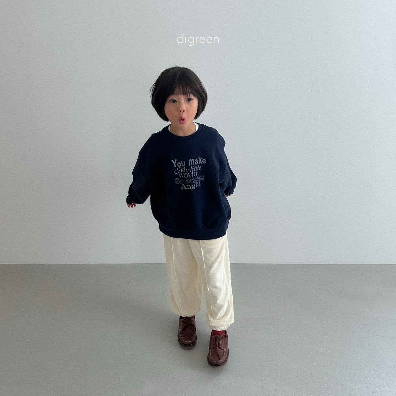 ［digreen］Terry jogger pants