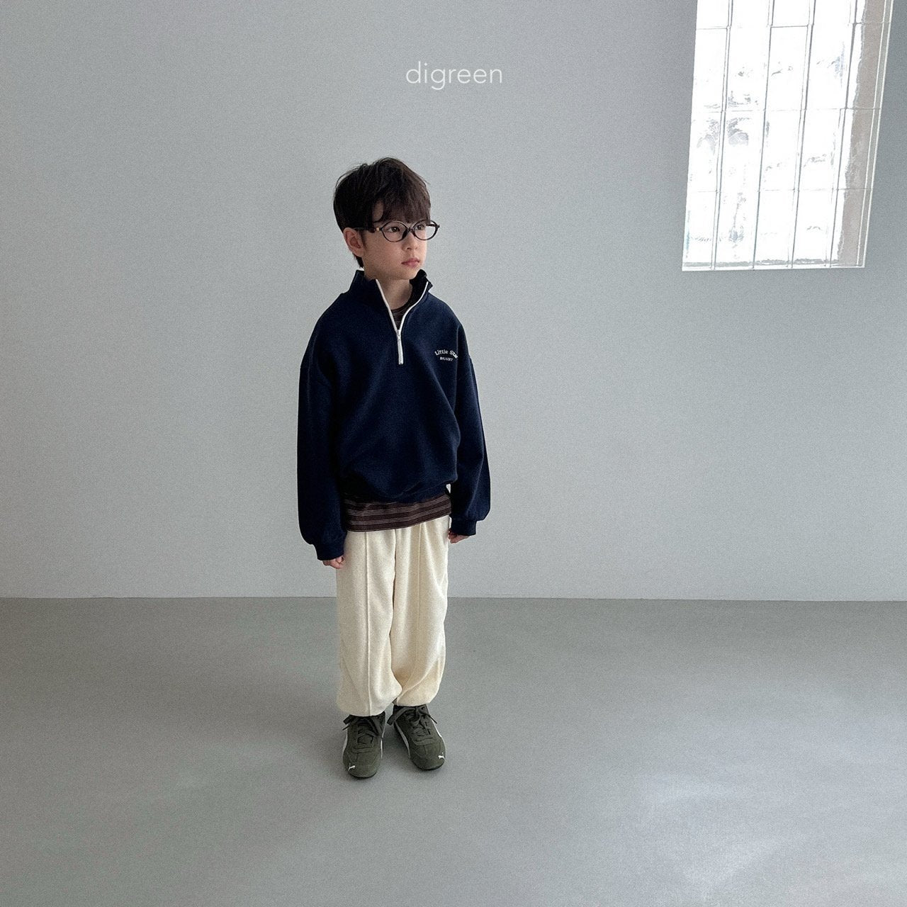 ［digreen］Terry jogger pants