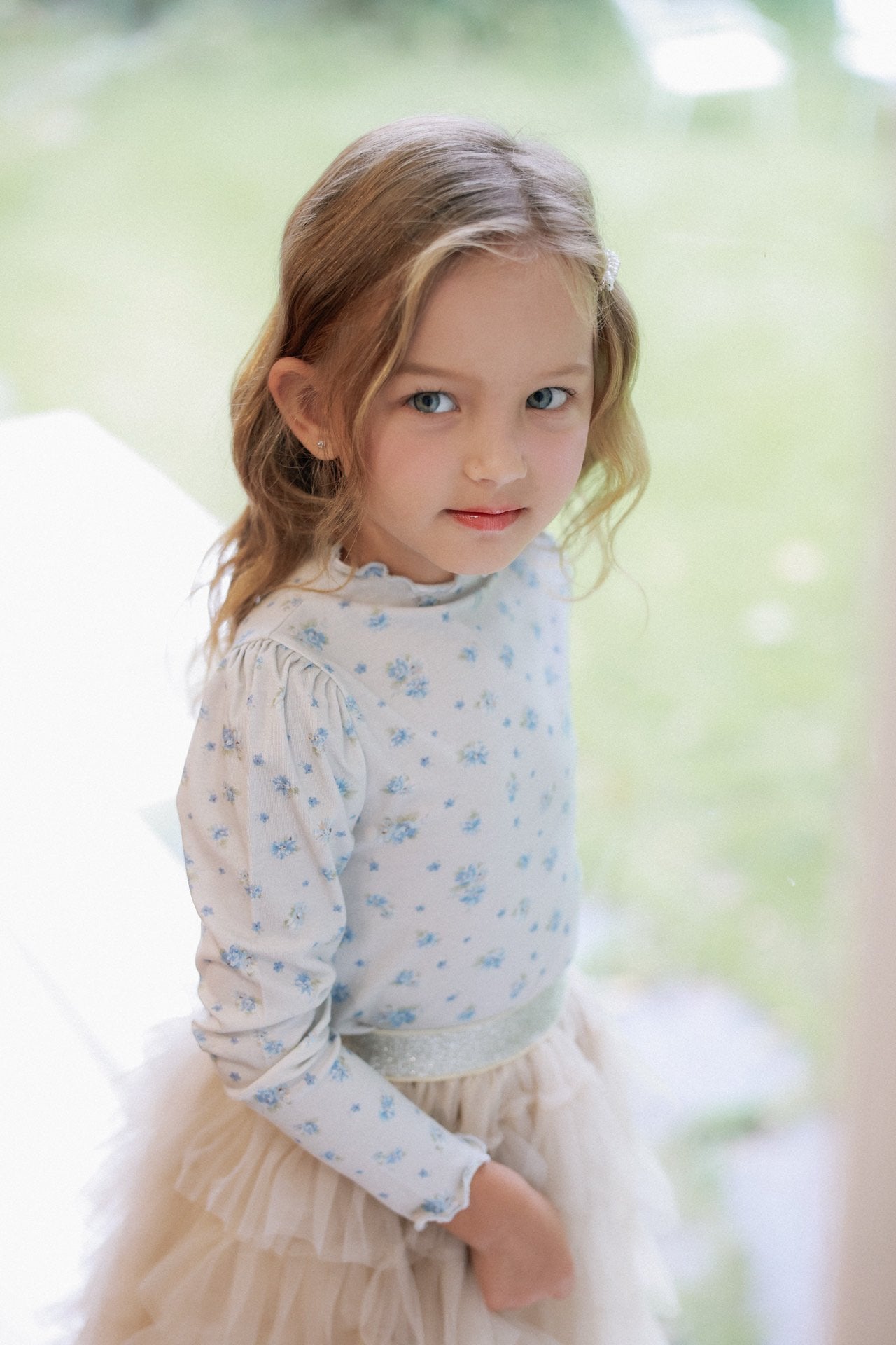 ［azalea］Blossom tencel tee (baby & kids)