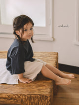 ［MELMEL］Linen half pants