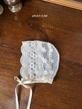 ［marron］Lace bonnet